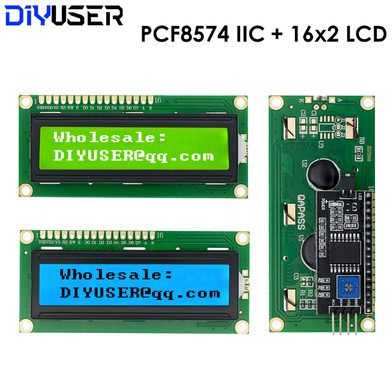 Lcd 1602 - Módulo LCD1602 1602 com Tela Azul