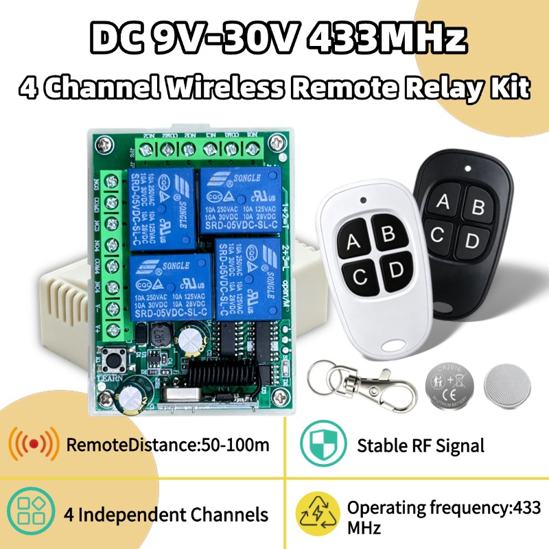 Joystick Module - Controle Remoto Sem Fio Universal 433MHz