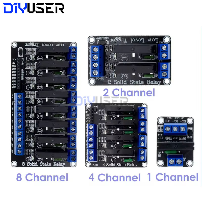Relay Module 4 Channel - Módulo de Relé de Estado Sólido