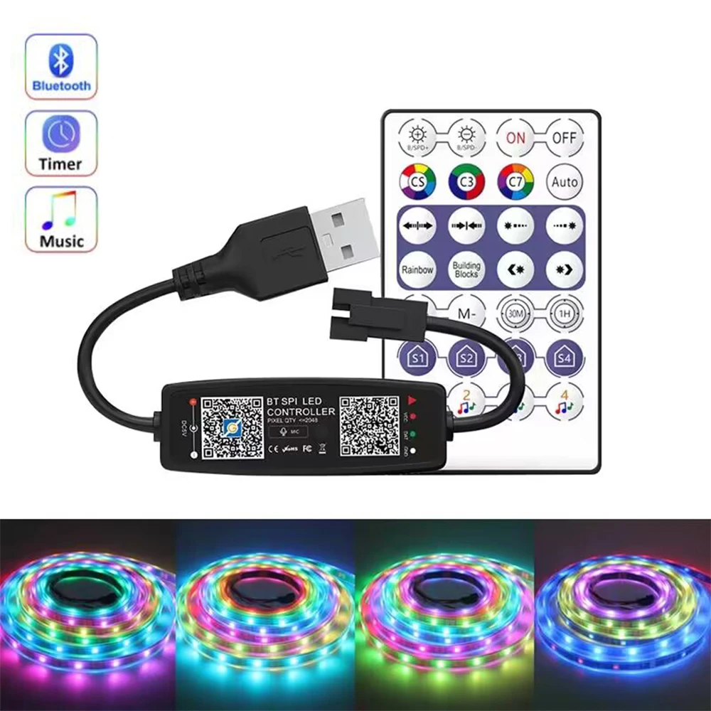 Ws2812B - Ws2812b controlador de música bluetooth para
