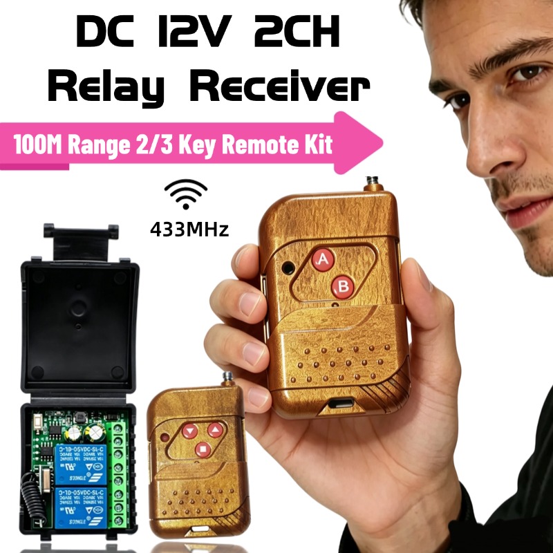 Joystick Module - Módulo de Relé 433.92Mhz DC 9-30V