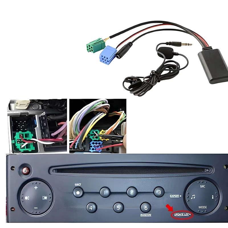 Microphone Module - Módulo Bluetooth 5.0 para Carro, Cabo