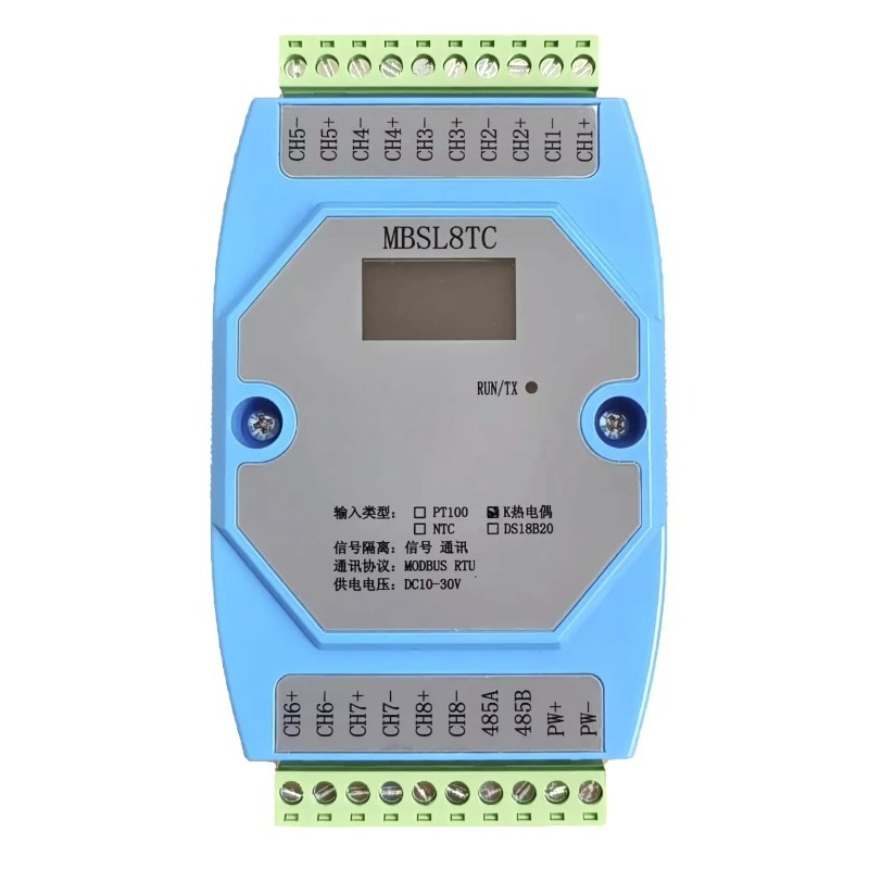Thermocouple Module K Type - MBSL8TC Módulo de Aquisição de Temperatura