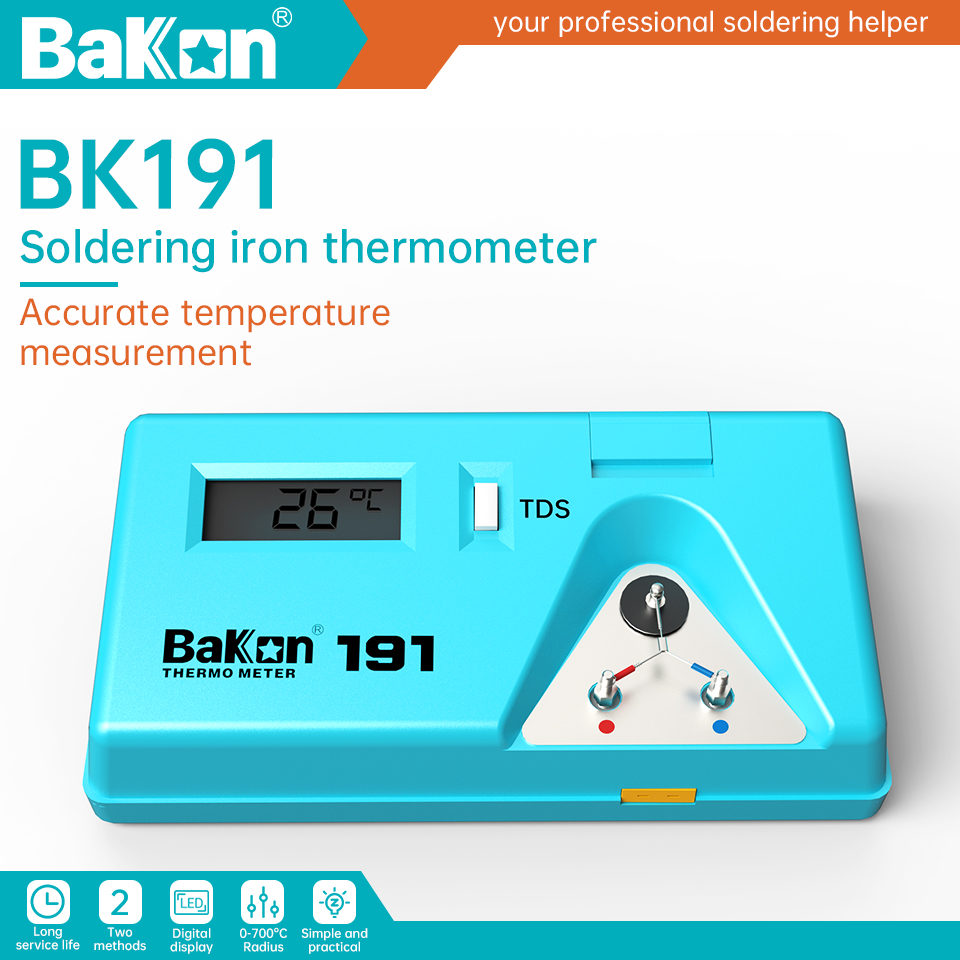 Bakon BK191 Termômetro testado - Soldering Iron Temperature Probe avaliação e preço
