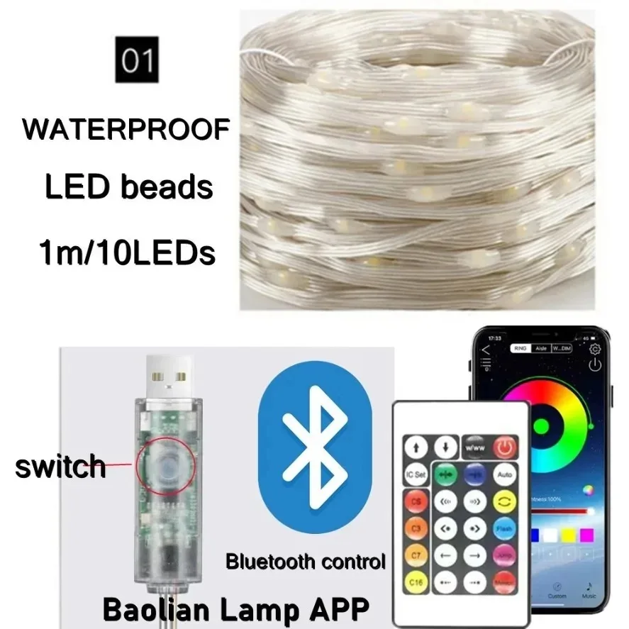 Luzes de Fada LED RGB WS2812B  - Ws2812B avaliação e preço