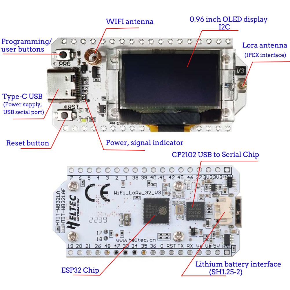 LoRa32 V3 Development Board Ki - Oled Display 0.96 avaliação e preço