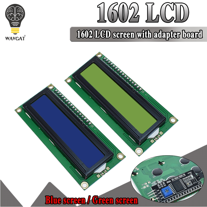 Módulo LCD1602 Tela Azul IIC/I - Lcd 1602 avaliação e preço