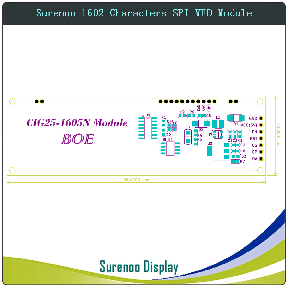 Módulo de Display LCD VFD Sure - Oled Display 0.96 avaliação e preço