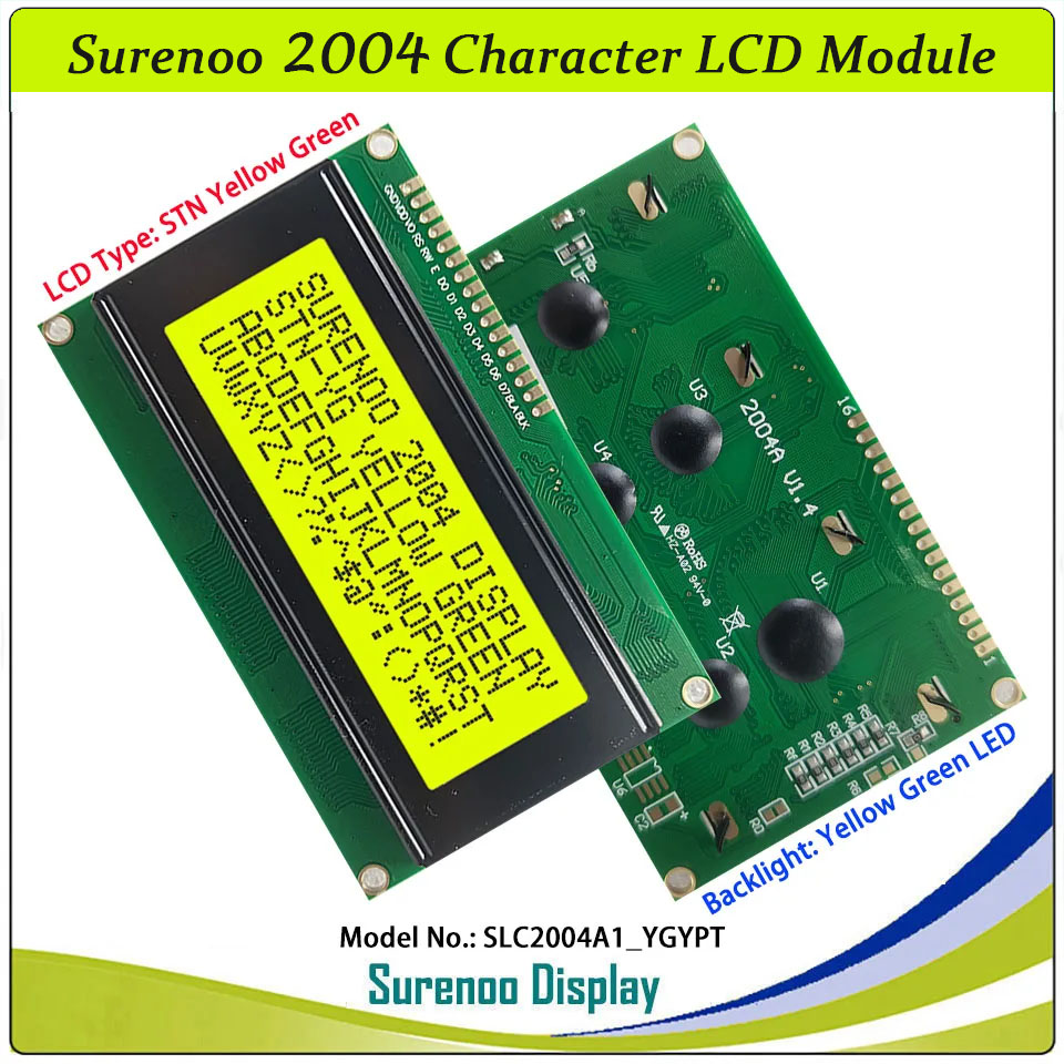 Surenoo 204 20X4 2004 Tela de  - Lcd 1602 avaliação e preço